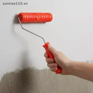 Con lăn sơn dập nổi chống mài mòn SRVN Công cụ kết cấu cao su thân thiện với môi trường cao cấp cho các dự án vẽ tranh nghệ thuật tân trang tường gia đình.