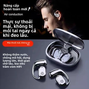 Tai nghe treo tai không dây dẫn truyền xương Bluetooth không thể nhét tai thể thao không thể tắt Bluetooth chất lượng cao