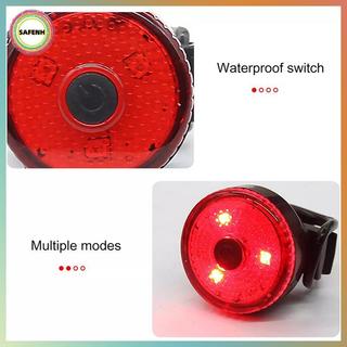 Đèn hậu xe đạp sạc USB SAFENH - Đèn hậu an toàn đi xe đạp LED chống nước có báo động VN