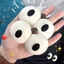 charm crocs set charm dép crocs dép crocs nữ đế thấp Lỗ Giày Khóa Giày Phụ Kiện Dễ Thương Ngộ nghĩnh Mắt To DIY Trẻ Em Nữ Giày Trang Trí Khóa Giày Hoa