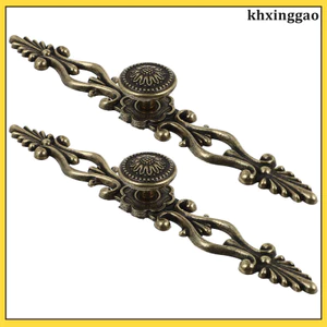 Phong Cách Cổ Đồng Tay Cầm 2 Chiếc Tủ Quần Áo Ngăn Kéo Tay Nắm Cửa Tủ Nội Thất Kéo Tủ khxinggao