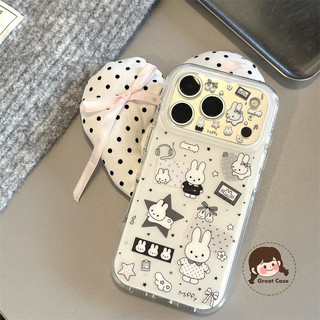 Ốp Điện Thoại Thỏ Dễ Thương Phong Cách Hàn Quốc Cho Huawei Nova 14 13 12 12i 11i 11 Ultra Y90 Y91 Y73 Y70 Y71 10 9 8 7 6 5 Pro 5G 4G Vỏ Hoạt Hình Kem Vỏ Trắng