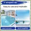 Tay cầm đầu chân không bể bơi Phụ kiện thay thế dụng cụ làm sạch bể bơi với kẹp hình chữ V 2 gói