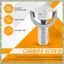 Dài 1 / 4 "D-Ring Vít Thép không gỉ Cho Chân Máy Ảnh Đĩa Phát Hành Nhanh Bạc