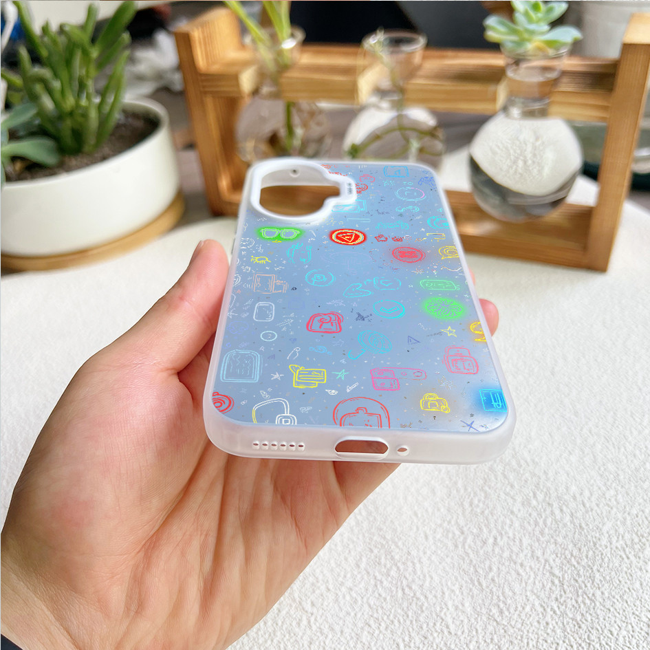 Dành cho POCO X8 Pro X7 X6 F8 F7 Redmi Turbo 5 Max / Turbo 4 Pro / K90 “Graffiti ” Vỏ điện thoại viền mềm lưng cứng / Note 15 / 14 Mi 17 15T 14T K80 K70 Vỏ Redmi chống sốc / Vỏ Poco