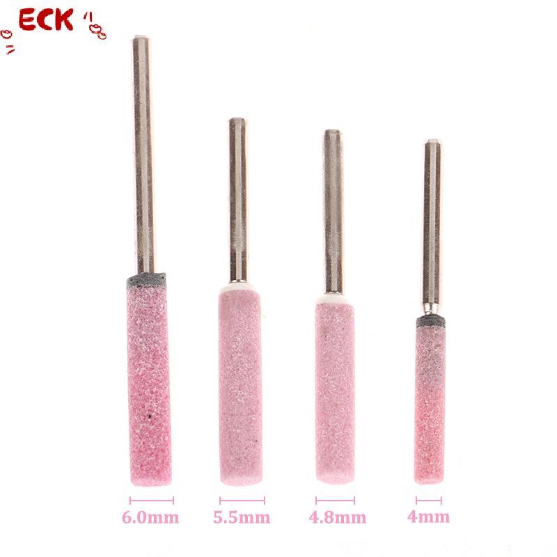 ECK 10 Chiếc Cưa Xích Mài Đá Tập Tin 4 / 4.8 / 5.5 / 6 Mm Dây Xích Cưa Mài Bộ Đánh Bóng Kim Loại Máy Mài Cưa Xích Đá HOT