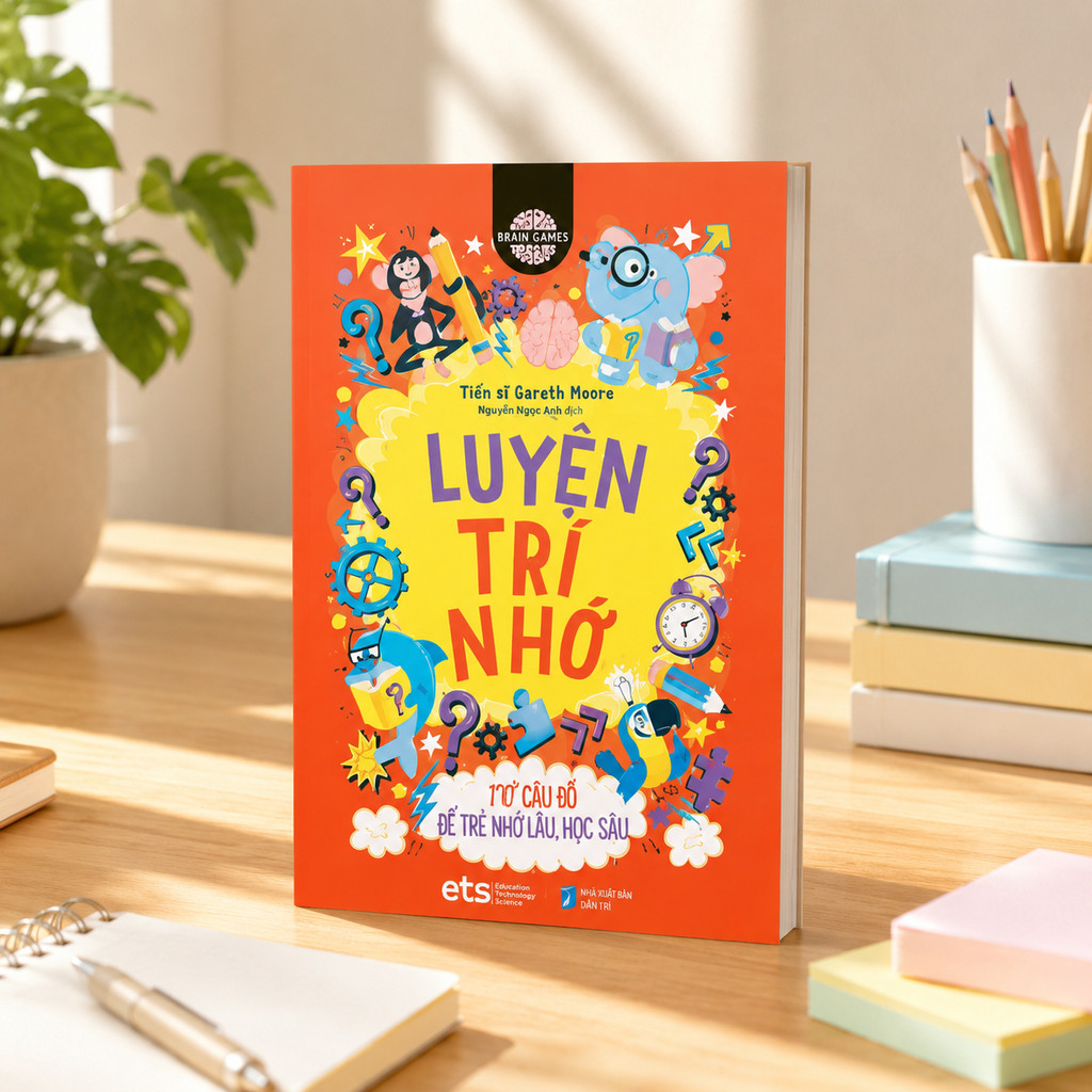 Sách -Combo: Brain Games:Thử Thách Stem+Nhẩm Nhanh+Thể Dục Trí Não+Luyện Trí Nhớ+Mê Cung Nhanh Trí+Thử Thách Logic (ETS)