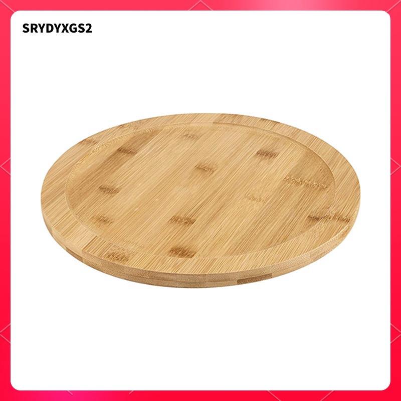 Xoay Khay Gỗ Đế Bánh Xoay Đĩa Phục Vụ Đĩa Tròn Bằng Gỗ Tấm Xoay Cho Tủ Bếp Mặt Bàn Gia Đình