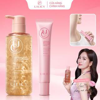 Bộ Kem Nách Và Sữa Tắm Cánh Hoa UILICY 30g+300ml Làm Sáng Vùng Nách, Đều Màu Da, Giảm Thâm Sạm, Làm Sạch Da Dịu Nhẹ