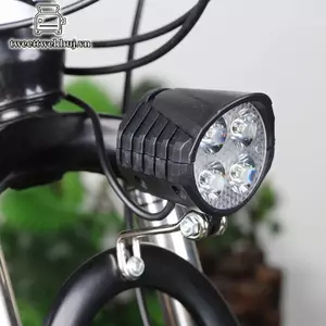 Tweeduj 36-72V Xe Đạp Điện Có Sừng 12W LED Xe Tay Ga Điện LED Đèn Trước Chống Thấm Nước Đi Xe Đạp Đèn Pha Cho Xe Đạp Điện VN
