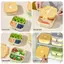 TRTR Hộp Cơm Trưa Bằng Nhựa Di Động Có Ngăn Lò Vi Sóng An Toàn Salad Trái Cây Hộp cơm Trẻ Em Học Sinh Chống Rò Rỉ Hộp Bento VN
