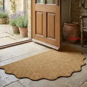 Thảm cửa trước DARON, Thảm cửa vào dày chống bụi bẩn, Thảm chào mừng trang trí chống trượt tối giản Cửa trước