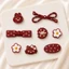 Set Charm Đỏ Cherry Hello Kitty & Thỏ Mini 🍒🎀 Charm Nơ Đỏ Ngọt Ngào Style Vintage Cute Hàn Quốc ✨