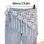 Thắt Lưng Thắt Lưng Nữ Thắt Lưng Bohemian Móc Hông Khăn Sheer Quấn Che Lưng Rave Thắt Lưng