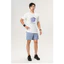 Nam Mới 100% Cotton Cao Cấp Ngoài Đường Chạy Bộ Áo Thun Tay Ngắn Chui Đầu Cổ Tròn Thể Thao Tay Ngắn 0522