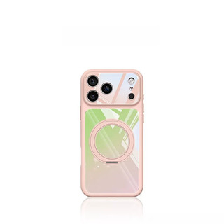 Màu Gradient Xoay 360 Độ Điện Thoại Đứng Ốp Lưng Cho iPhone 17Promax 17Pro 12 13 14 15 16 Pro Max 15Plus 11 Chống Sốc Bảo Vệ Toàn Diện Nữ Vỏ Di Động