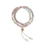 Say Giấc Mơ Cuộn Hoa Hồng Màu Hồng Opal Niềm Đam Mê Vòng Tay Tinh Tế Trung Quốc Đính Hạt Đôi Vòng Tròn Vòng Tay Mới Trung Quốc Niche