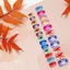 Dopamine Color Star Móng Tay Giả 24 Miếng Hình Bầu Dục Thiết Kế Ngắn Thoải Mái Mặc