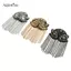 AqToCna Epaulette Trâm Cài Hạt Dài sel Dây Xích Mạ Điện Trang Trí DIY Nam Nữ Bling Epaulette Quần Áo Vai Trang Sức AqToCna