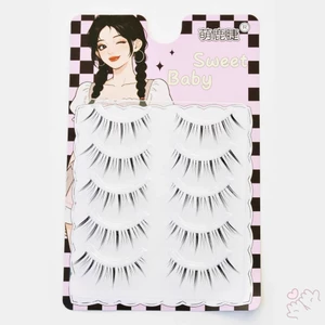 Một Mảnh Tự Nhiên Nhìn Lông Mi Giả Nhẹ DIY Cosplay Wispy Strip Lông Mi Để Chụp Ảnh Hàng Ngày Và HD