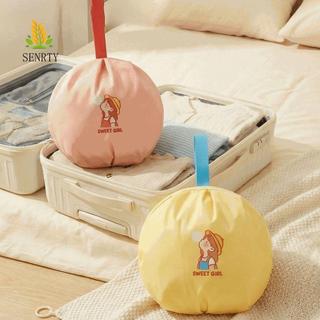 Túi đựng đồ lót SENRTY, Khối đóng gói đồ lót cầm tay bằng sợi Polyester, Gấp di động thoáng khí có dây kéo Túi lưu trữ áo ngực Phân loại quần áo