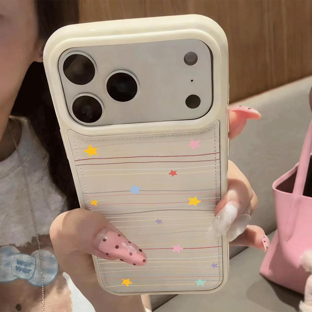 Chú gấu bông dây thắt Thích hợp iPhone 17p trường hợp điện thoại 16/15 13 dễ thương 14