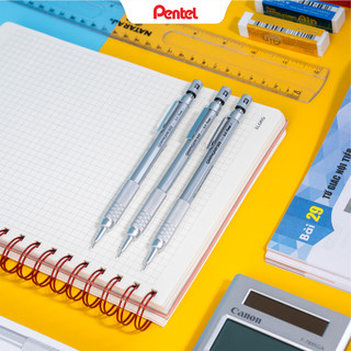 Bút chì kim Pentel Graphgear PG 500 bút chì cơ kim loại cao cấp, chuẩn nét kỹ thuật
