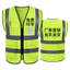 Phản Quang An Toàn Áo Vest In logo Tùy Chỉnh Xây Dựng Công Trường Xây Dựng In Thoáng Khí Huỳnh Quang Vàng V