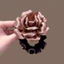 MAUROPOLI Phong Cách Mới Satin Hoa Hồng Scrunchy Dây Buộc Tóc Độ Đàn Hồi Cao Không Bị Tắc Tóc Sang Trọng Tất Cả Trận Đấu Phụ Kiện Tóc