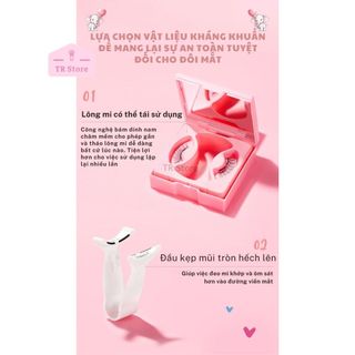 Lông Mi Nam Châm Life Girls Phiên Bản Giới Hạn - Không Keo, Tự Hít Thông Minh, Tái Sử Dụng Nhiều Lần