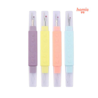 ✨Homie✨Dụng cụ xỏ chỉ hai đầu Dao tháo chỉ cầm tay Dụng cụ tháo chỉ gia dụng