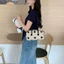 GC2 Niche thiết kế vải lanh chấm bi Boston túi gối phong cách 2026 mới phù hợp để đi lại CG2