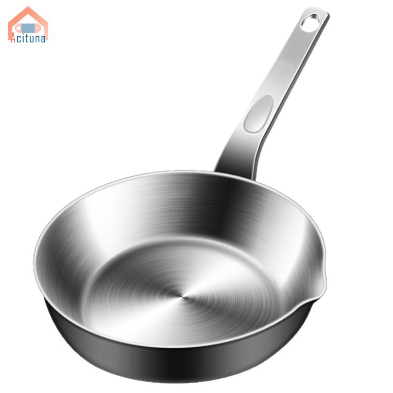 Thép không gỉ 316 Chảo Chiên Hình Bát Mini Skillet Bếp Chảo IH Tương Thích Để Sử Dụng Hàng Ngày Tại Nhà