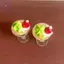 HFTOY 1 / 5 Cái Nhà Búp Bê Thu Nhỏ Kem Bánh Món Tráng Miệng Giáng Sinh Dâu Tây Cốc Kem Giả Vờ Chơi Nhà Bếp Cho Trẻ Em Phụ Kiện Đồ Chơi ~