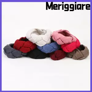 MERIGGIARE Móc Tóc Thời Trang Ấm Áp Xoắn Mũ