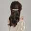Kẹp Tóc PYCOU, Kẹp Tóc Lò Xo Cao Cấp Hai Hàng, Vintage Giả Ngọc Trai Sáng Bóng Thanh Lịch Barrettes Phụ Kiện Tóc