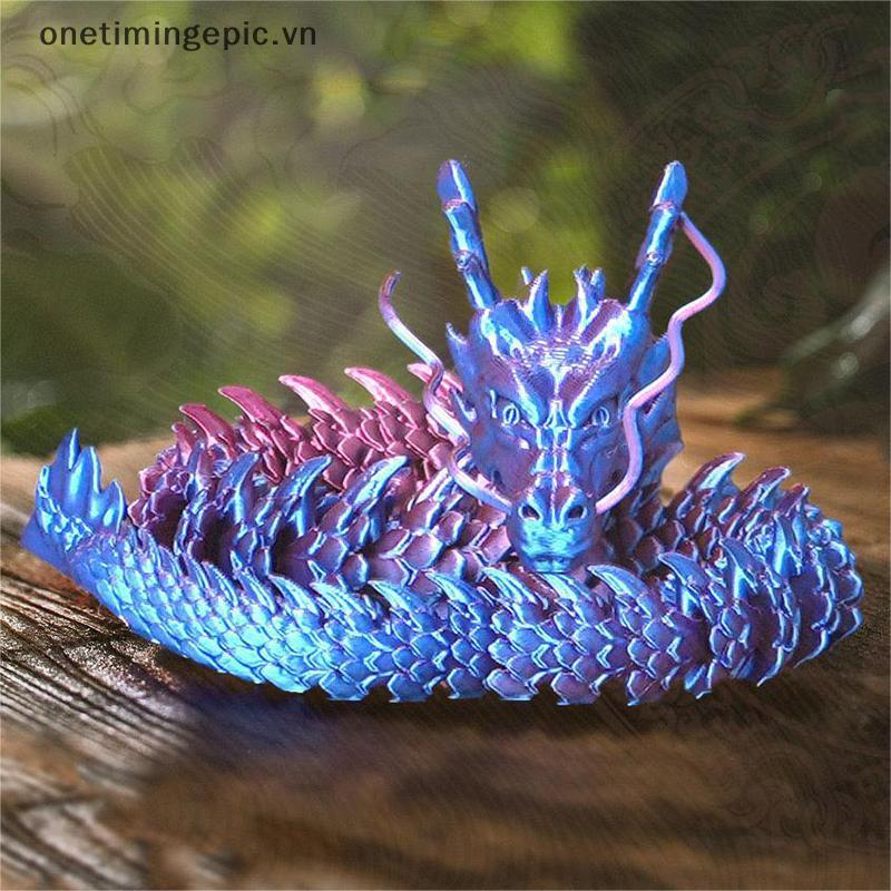 VFZ 3D In Hình Rồng Trung Quốc Toàn Thân Khớp Di Chuyển Được Nội Thất Nhà Trang Trí Trang Trí Đáng Thu Thập Đồ Chơi Sáng Tạo OTE