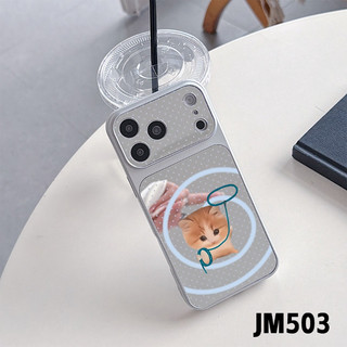 Kawaii Cổ Chó Mèo Cửa Sổ Lớn Gương Dành Cho iPhone 17 Air 16E 16 15 14 Plus 13 12 11 Pro Max XR XS Max X 8 7 Plus Động Vật Sang Trọng Chấm Bi Đơn Giản Vỏ Cặp Đôi Mềm