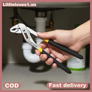 Littleloves1 Kìm bơm dính có thể điều chỉnh 10 Inch dành cho thợ điện Cờ lê mô-men xoắn cao để làm việc hệ thống nước VN