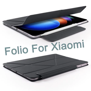Vỏ Folio Có Thể Gập Lại Cho Xiaomi Pad 6 6S 7 7S 8 Pro 11 "11.2" 12.4 "12.5" Ultra 14.0 "14" Vỏ Da Siêu Mỏng