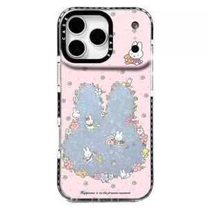 Ốp Điện Thoại Mềm Lấp Lánh Hình Thỏ Hoạt Hình Dễ Thương Cho iPhone 17 Pro Max 16 15 14 Plus 13 12 11 Ốp Bảo Vệ Chống Sốc