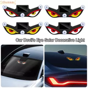 Đèn Neon ô tô chạy bằng OUSXA, Cốc hút Màn hình năng động Đèn LED thông minh, Đèn rung không dây trên đèn trang trí nội thất ô tô