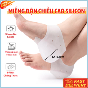 Đế Lót Giày Tăng Chiều Cao 5cm Vô Hình Silicon Sinh Học Dành Cho Nam Và Nữ Êm Chân Chống Trượt Buna.