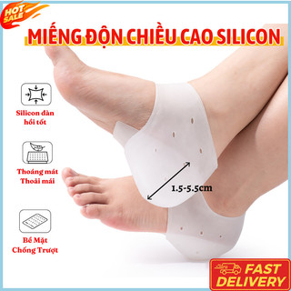 Đế Lót Giày Tăng Chiều Cao 5cm Vô Hình Silicon Sinh Học Dành Cho Nam Và Nữ Êm Chân Chống Trượt Buna.