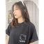 （Giao hàng 24h）Angela Áo Thun Mèo Kitty In Nhũ Lấp Lánh Vải Cotton Cao Cấp Premium Thoáng Mát Mềm Mịn