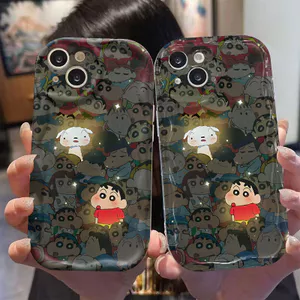 Ốp Lưng Cho Realme C65 C63 C55 C53 C51 C35 C30 C21Y C25 C25S C20 C15 C12 C11 5 5S 5i 6i Note 50 Narzo 20 30A Kem Vồng Cong Edge Motif Dễ Thương Chó NYK267