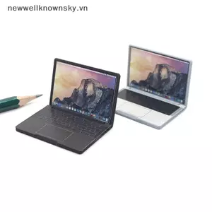 MỚI Dễ Thương Mô Phỏng 1: 12 Mini Laptopputer Nhà Búp Bê Thu Nhỏ Hợp Kim Thủ Công Trang Trí Nhà Búp Bê Cho Nhà Búp Bê Phụ Kiện DIY SKY