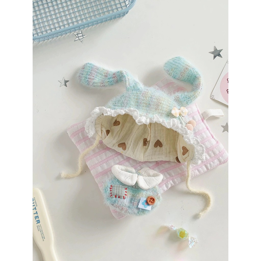Bán Đảo Nhật Ký 10cm Mỏng Thông Minh Nhảy Thỏ Búp Bê Cotton Quần Áo Bé Dễ Thương Không Thuộc Tính Quần Áo Cho Bé 20cm6.2