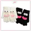JRP Lovely Coral Velvet Warm Furry Găng Tay Phong Cách Hàn Quốc Mùa Đông Tuyết Đa Năng Sang Trọng Thiêned Găng Tay Chống Lạnh JRP