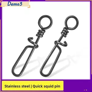 Bộ 50 Kẹp Câu Cá Snap, Thép Không Gỉ Bền Xây Dựng Coastlock Snap, Angler Gear Thiết Kế Thay Đổi Nhanh Mồi Bass Chống Ăn Mòn Kẹp Mồi Câu Cá